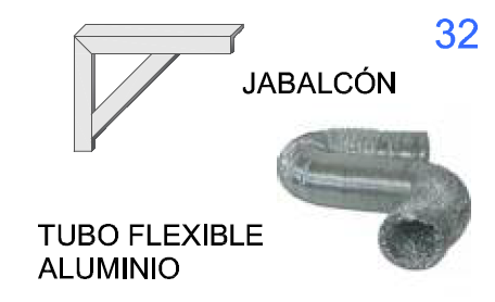 Jabalcón y Tubo Flexible